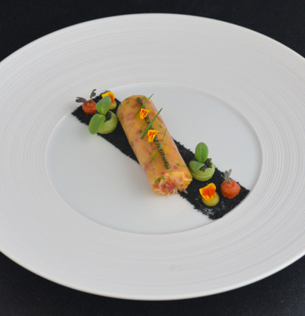 Tourteau, gelée de tomate, bergamote - Crédit photo Arthur Ledoux. (3)